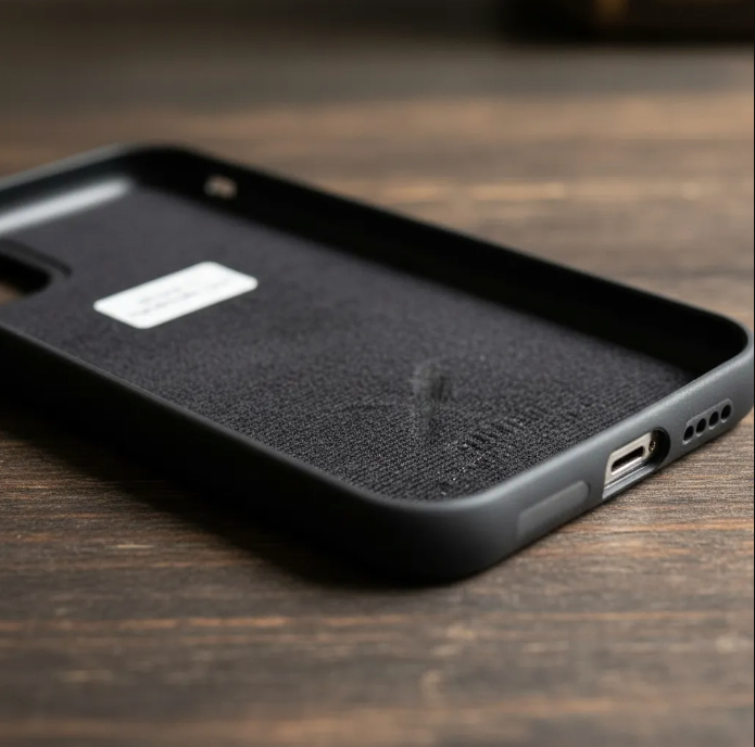 Full-Grain Genuine Leather Case, vegetable-tanned, Laser-Cut and Engraved/Microfiber. - 50