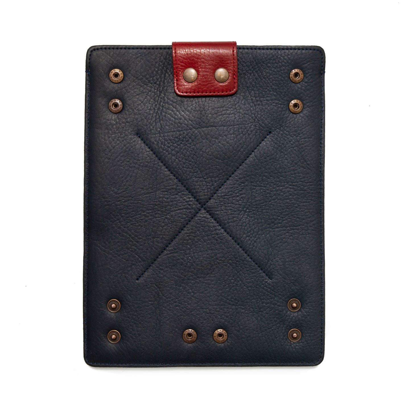iPad Sleeve: Air 10.5"/iPad Air 5th/4th/3rd(Gen)/iPad Air 11"(M2/iPad 9th/8th/7th(Gen)/iPad Pro 11"4th/3rd/2nd/1st(Gen)/iPad Pro 11"(M4). Full-Grain vegetable-tanned Genuine Leather/Felt & 8 Snaps.- 927