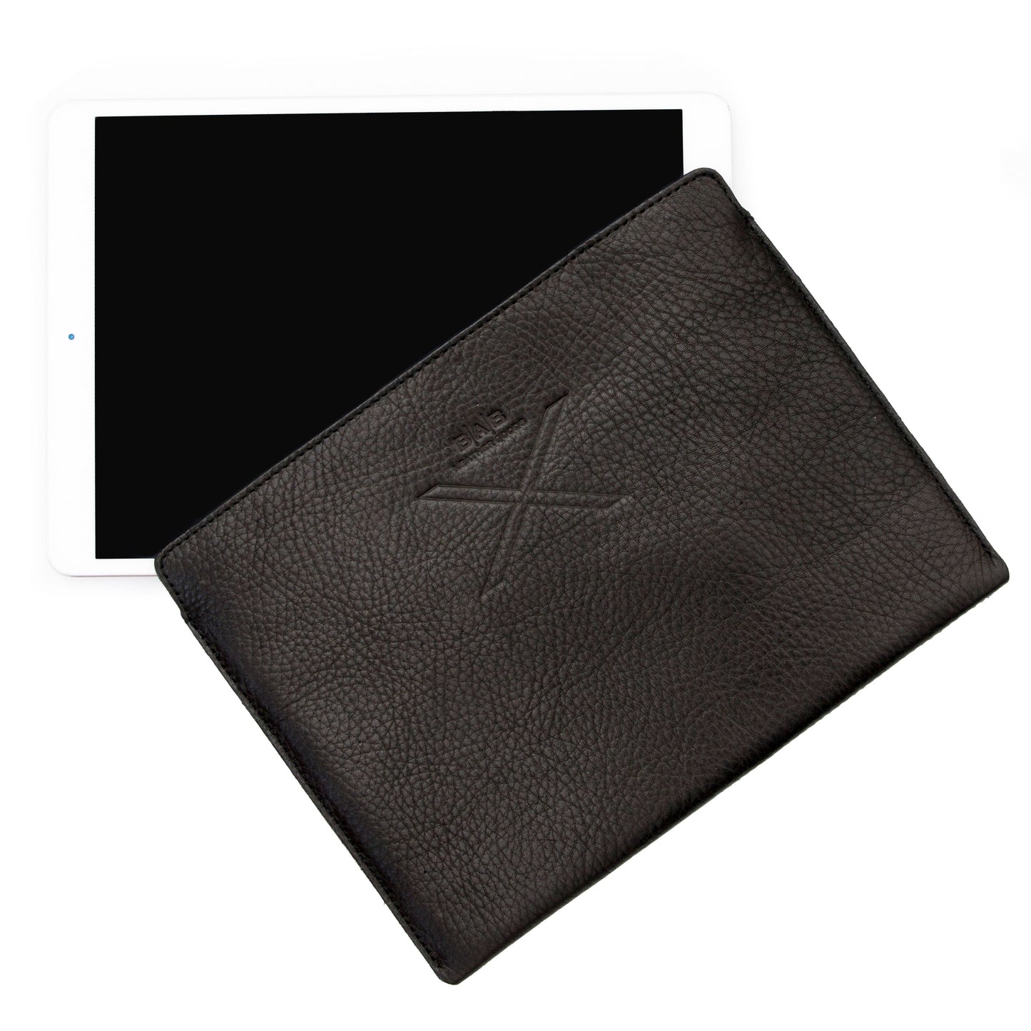 iPad Sleeve: 6th/5th (gen)/iPad Air 2nd/1st (gen)/iPad Pro 9.7". Full-Grain vegetable-tanned Genuine Leather/Felt.- 930