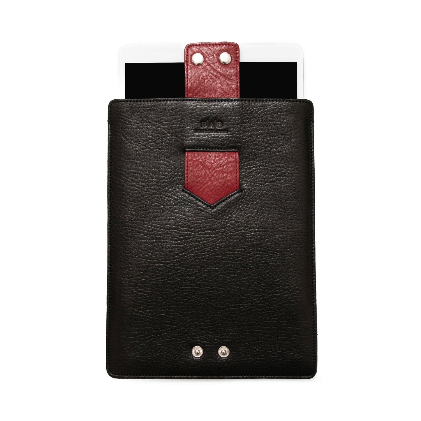 iPad Sleeve: Air 10.5"/iPad Air 5th/4th/3rd(Gen)/iPad Air 11"(M2/iPad 9th/8th/7th(Gen)/iPad Pro 11"4th/3rd/2nd/1st(Gen)/iPad Pro 11"(M4). Full-Grain vegetable-tanned Genuine Leather/Felt & 8 Snaps.- 927