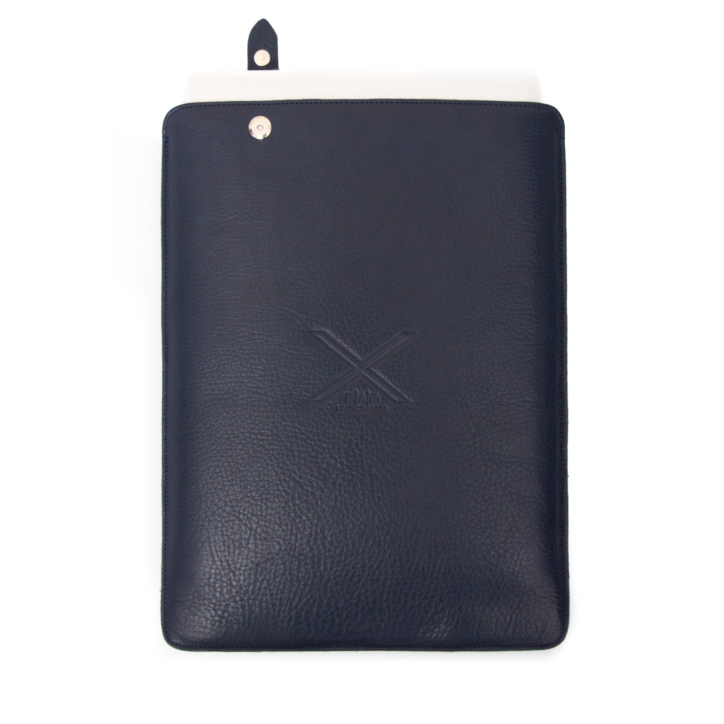 Θήκη για MacBook: Air 13"M(1/2/3/4)/Pro 13"M(1/2/3)(Intel 2/4P)Pro 14"M(1/2/3/4)(M3) iPad Pro 12.9"6η/5η/4η/3η/2η/1η (γενιά). Ολόσωμο Γνήσιο Δέρμα Oλικής άλεσης/Tσόχα & Βρόχος με κούμπωμα.- 1007