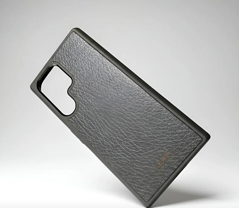 Capa para Samsung de Couro Genuíno Flor Integral curtido vegetal com tanino cortada e gravada a laser/microfibra.- 51