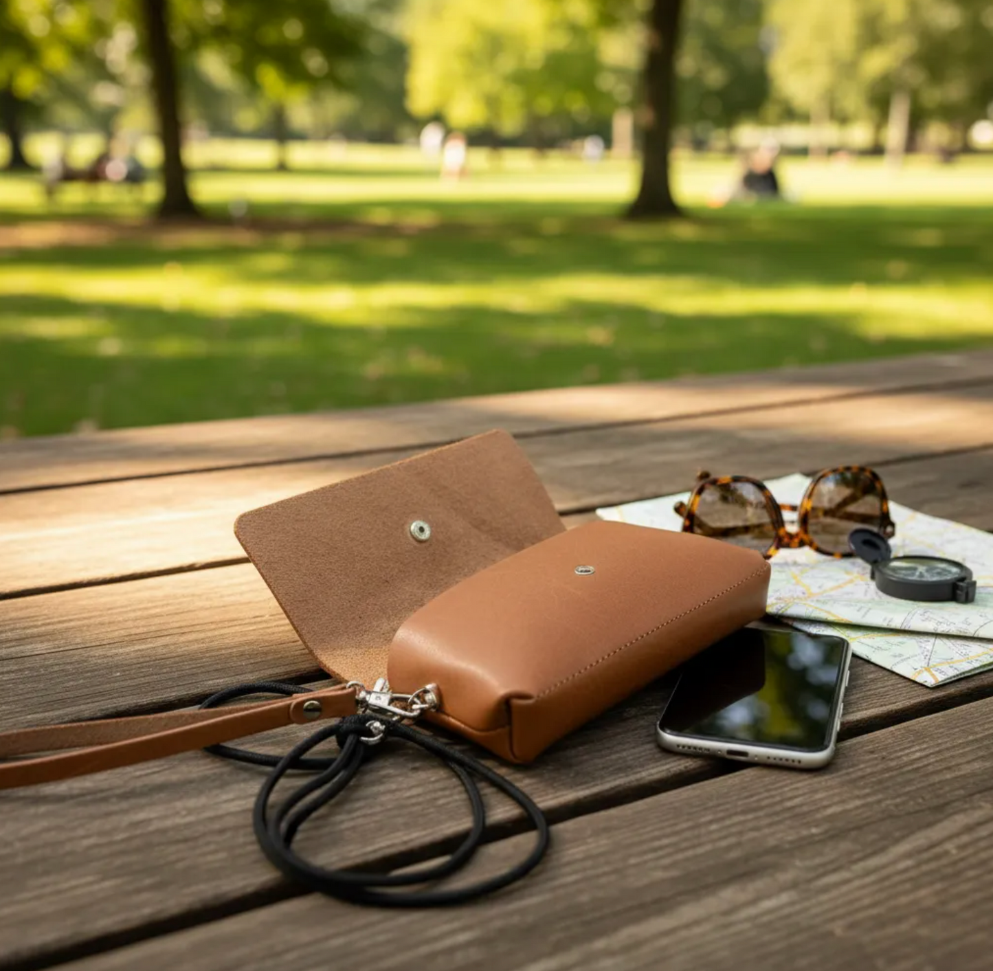 Étui pour téléphone portable/Étui à lunettes/Crossbody Élastique.- 750