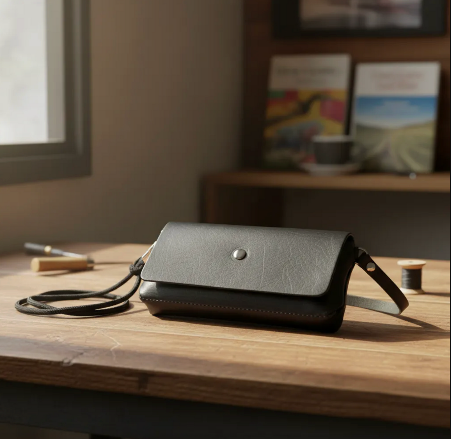 Étui pour téléphone portable/Étui à lunettes/Crossbody Élastique.- 750