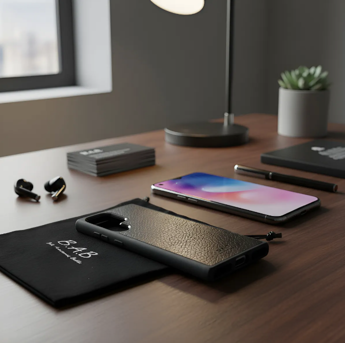 Capa para Samsung de Couro Genuíno Flor Integral curtido vegetal com tanino cortada e gravada a laser/microfibra.- 51