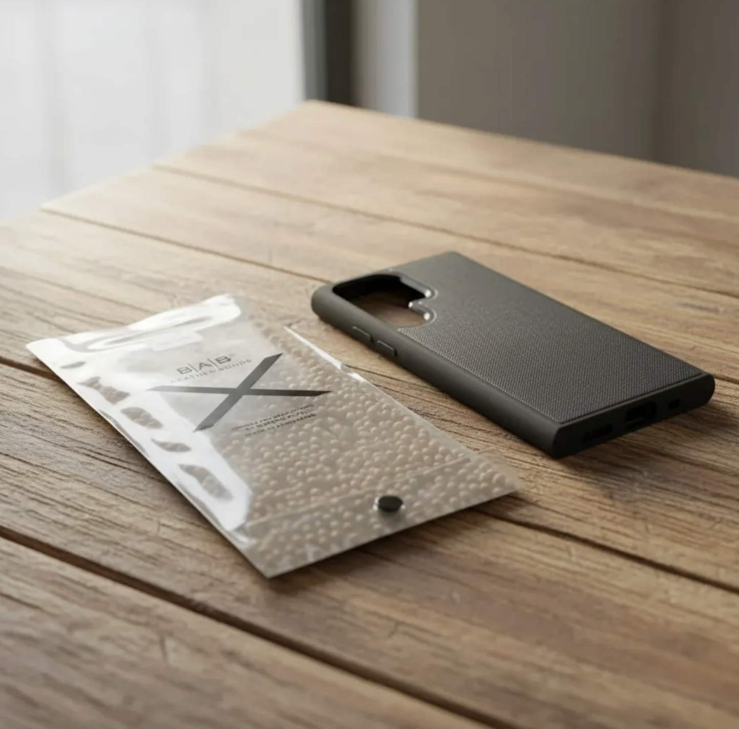 Capa anti-impacto B|A|B® Leather Goods para Samsung: S22/S22.  S22/S23 Plus. S22/S23 Ultra.-52S