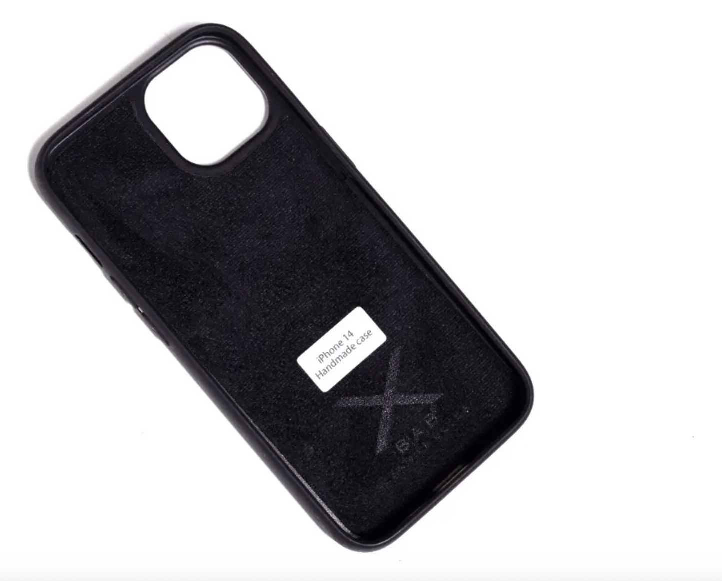 Coque en cuir véritable d’iguane pour iPhone découpée & gravée au laser/microfibre-59