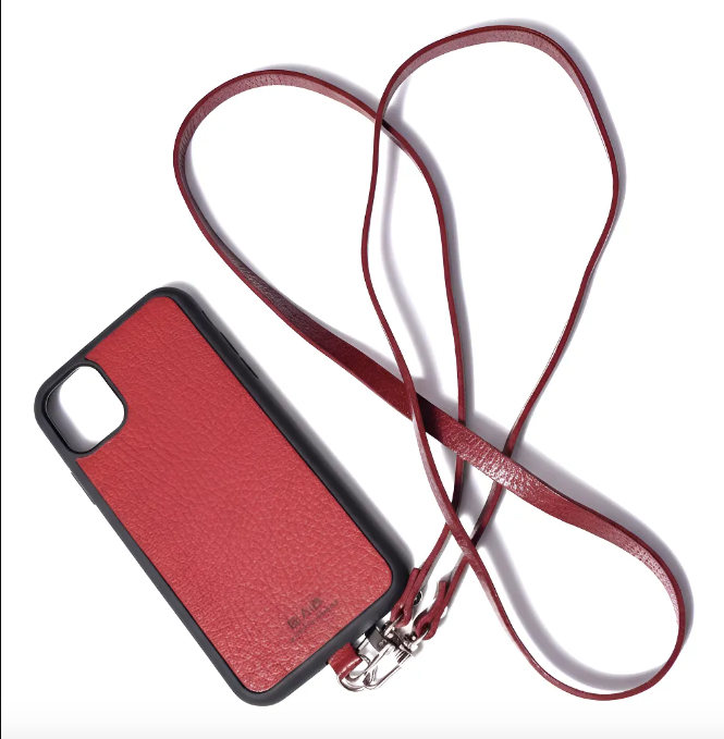 Crossbody/Colar/Pulseira de Couro Genuíno Flor Integral duplo curtido vegetal com tanino & 2 Mosquetões e 2 Rebites Bombé prateados.- CP26
