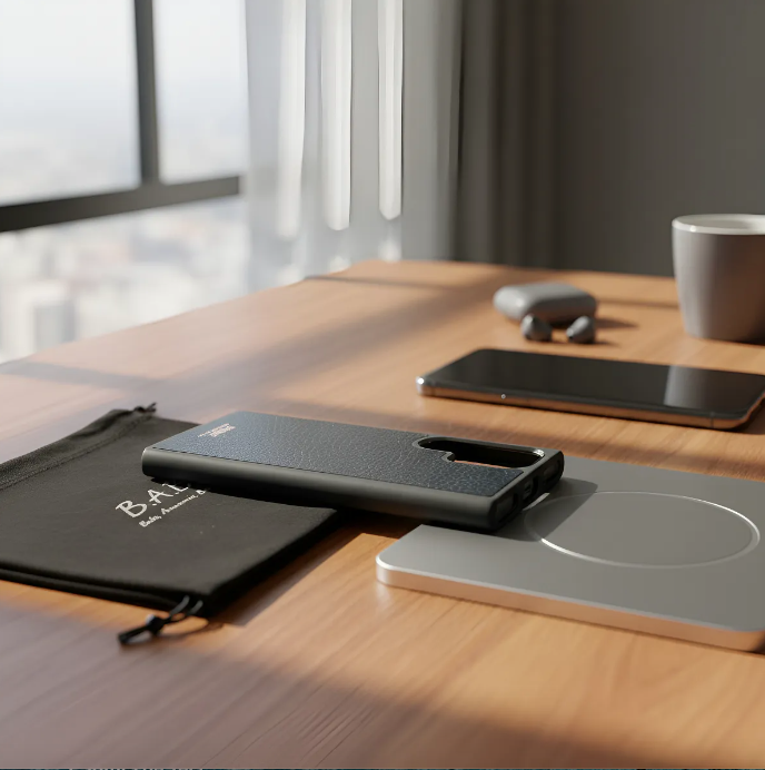 Capa para Samsung de Couro Genuíno Flor Integral curtido vegetal com tanino cortada e gravada a laser/microfibra.- 51