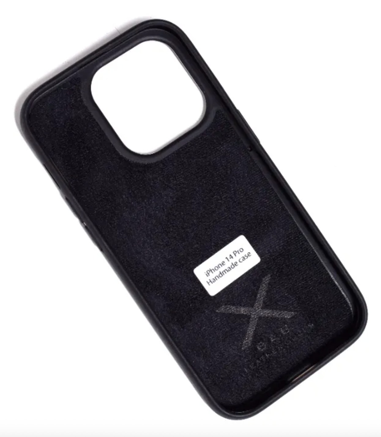 Coque en cuir de Crocodile Véritable pour iPhone découpée & gravée au laser/microfibre-57