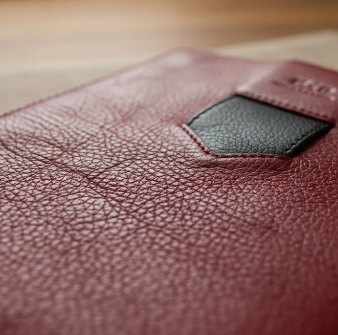 Capa para iPad: Air 10,5"/iPad Air 5ª/4ª/3ª(Gen)/iPad Air 11"(M2/iPad 9ª/8ª/7ª(Gen)/iPad Pro 11"4ª/3ª/2ª/1ª(Gen)/iPad Pro 11"(M4). Couro Genuíno de Flor Integral curtido vegetal com tanino/Feltro & 8 Botões de pressão.- 927