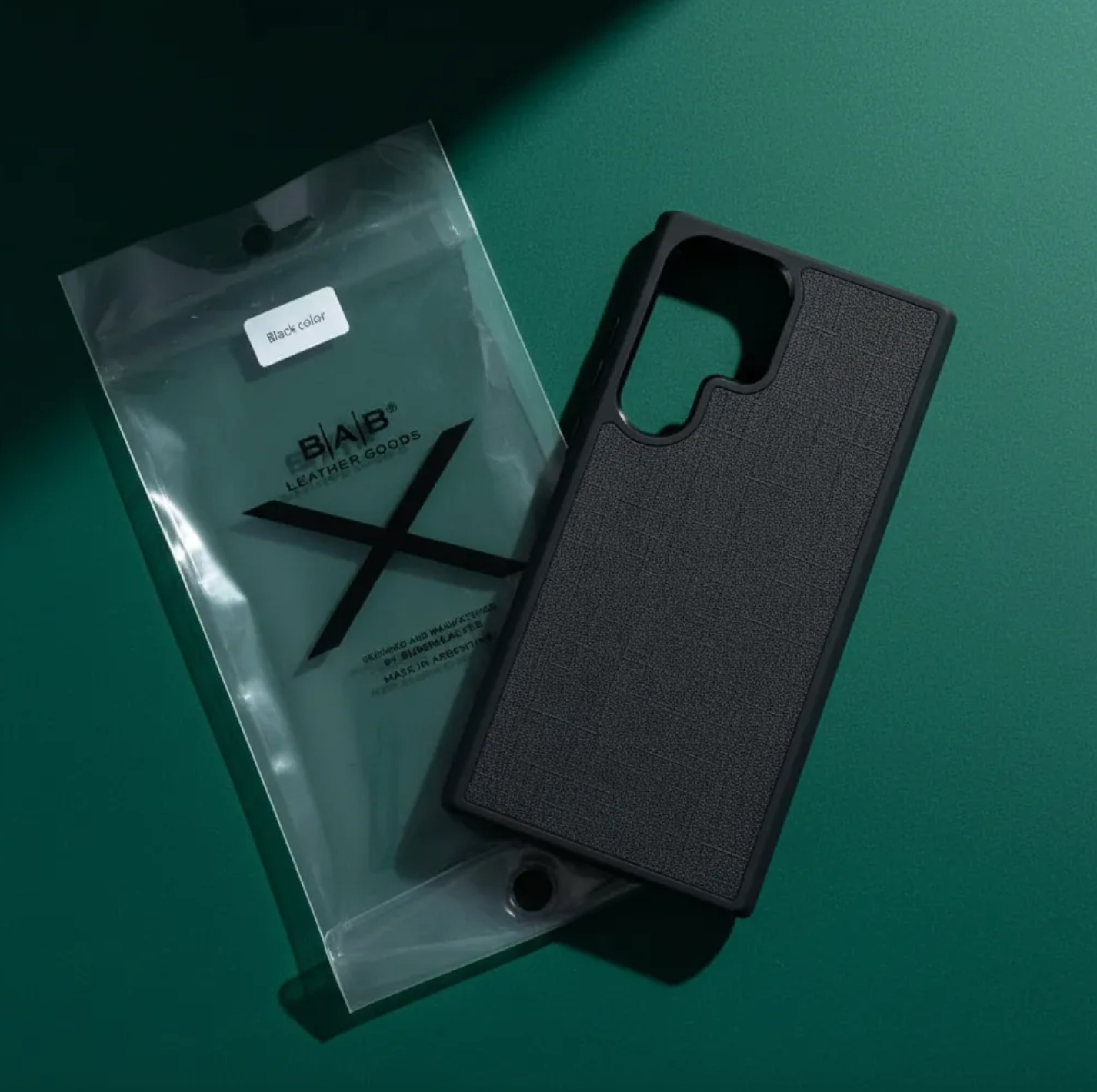 Capa anti-impacto B|A|B® Leather Goods para Samsung: S22/S22.  S22/S23 Plus. S22/S23 Ultra.-52S