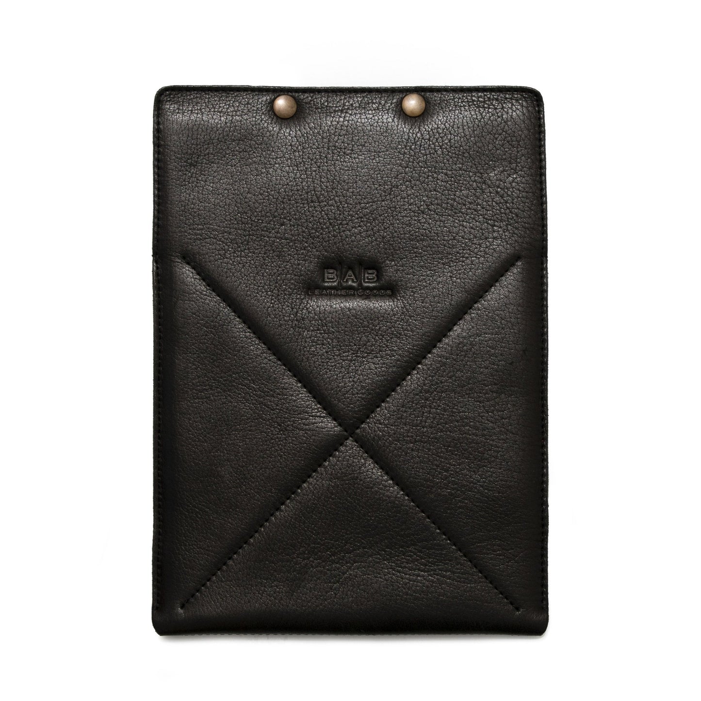 iPad Sleeve: Air 10.5"/iPad Air 5th/4th/3rd(Generation)/iPad Air 11"(M2/iPad 9th/8th/7th(Generation)/iPad Pro 11"4th/3rd/2nd/1st(Generation)/iPad Pro 11"(M4)/iPad Pro 11"(M4). Full-Grain vegetable-tanned Genuine Leather/Felt, 2 Spring Snaps.- 924