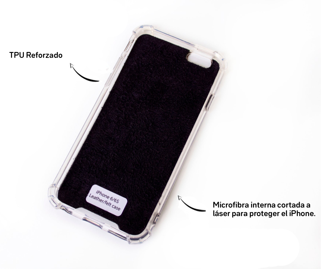 Funda para iPhone de Cuero Full-Grain & Bronce Plateado. Crossbody regulable de Cuerda Elástica Colorida.- F15