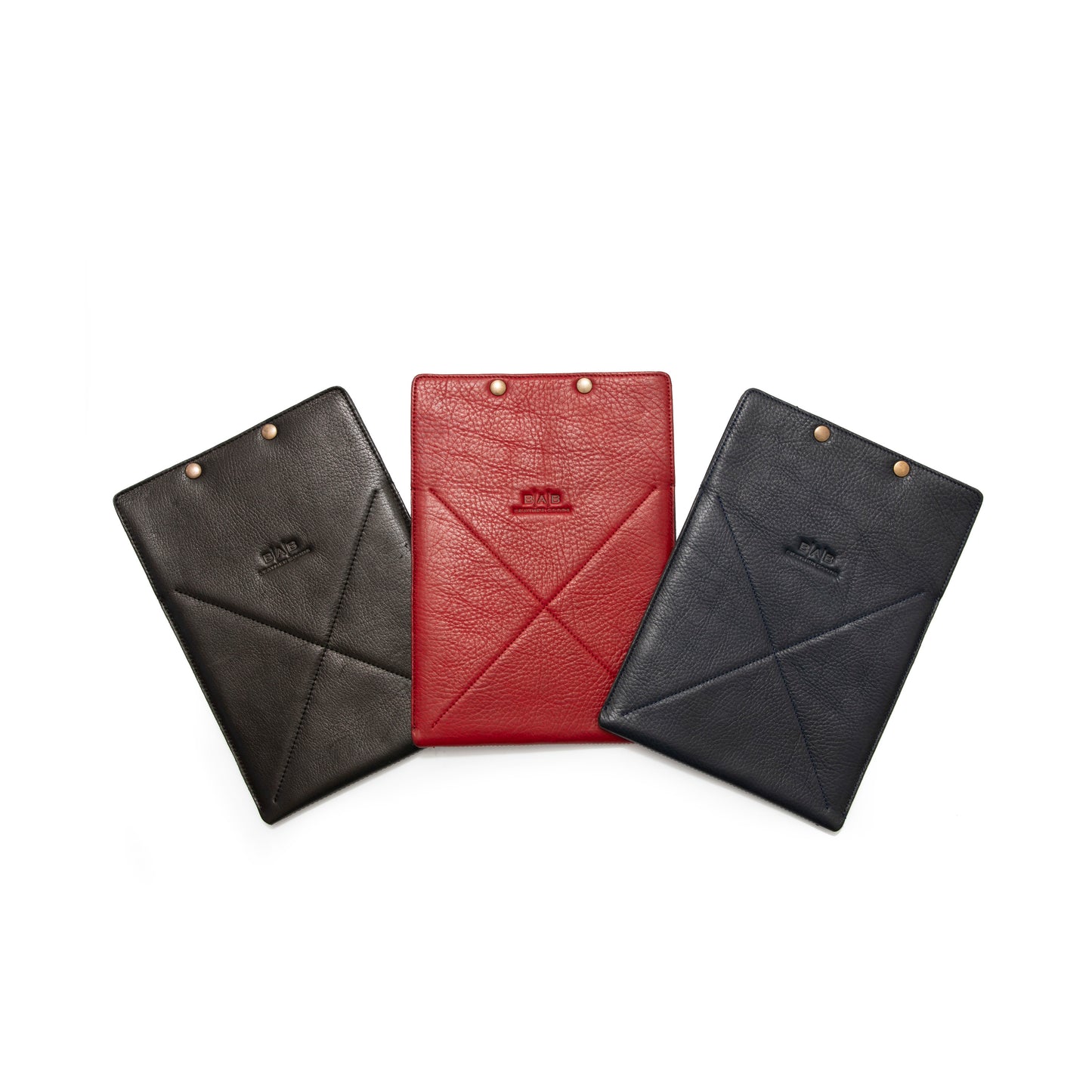 iPad Sleeve: Air 10.5"/iPad Air 5th/4th/3rd(Generation)/iPad Air 11"(M2/iPad 9th/8th/7th(Generation)/iPad Pro 11"4th/3rd/2nd/1st(Generation)/iPad Pro 11"(M4)/iPad Pro 11"(M4). Full-Grain vegetable-tanned Genuine Leather/Felt, 2 Spring Snaps.- 924